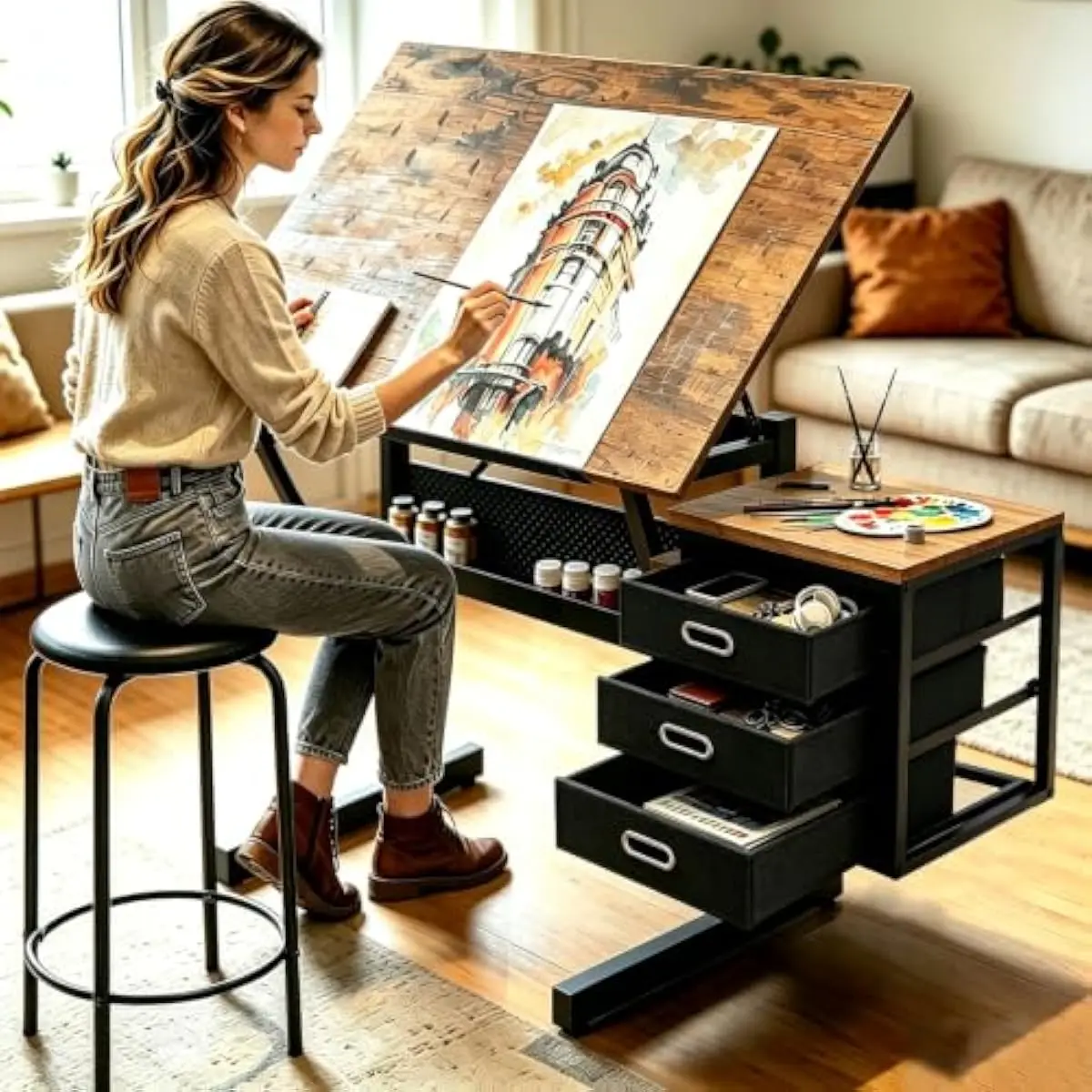 Tables - Mesa de Dibujo con Ajuste de