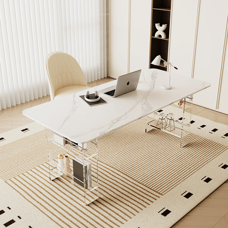 Bedroom Furniture - Escritorio Nórdico de Piedra Sinterizada de