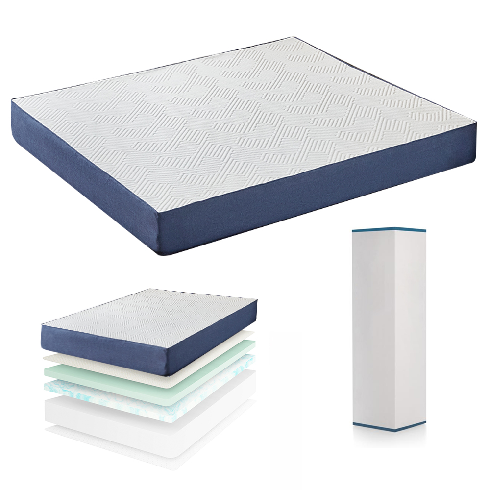 Memory Foam Mattress In A Box Queen - Colchón Híbrido de Espuma Viscoelástica con