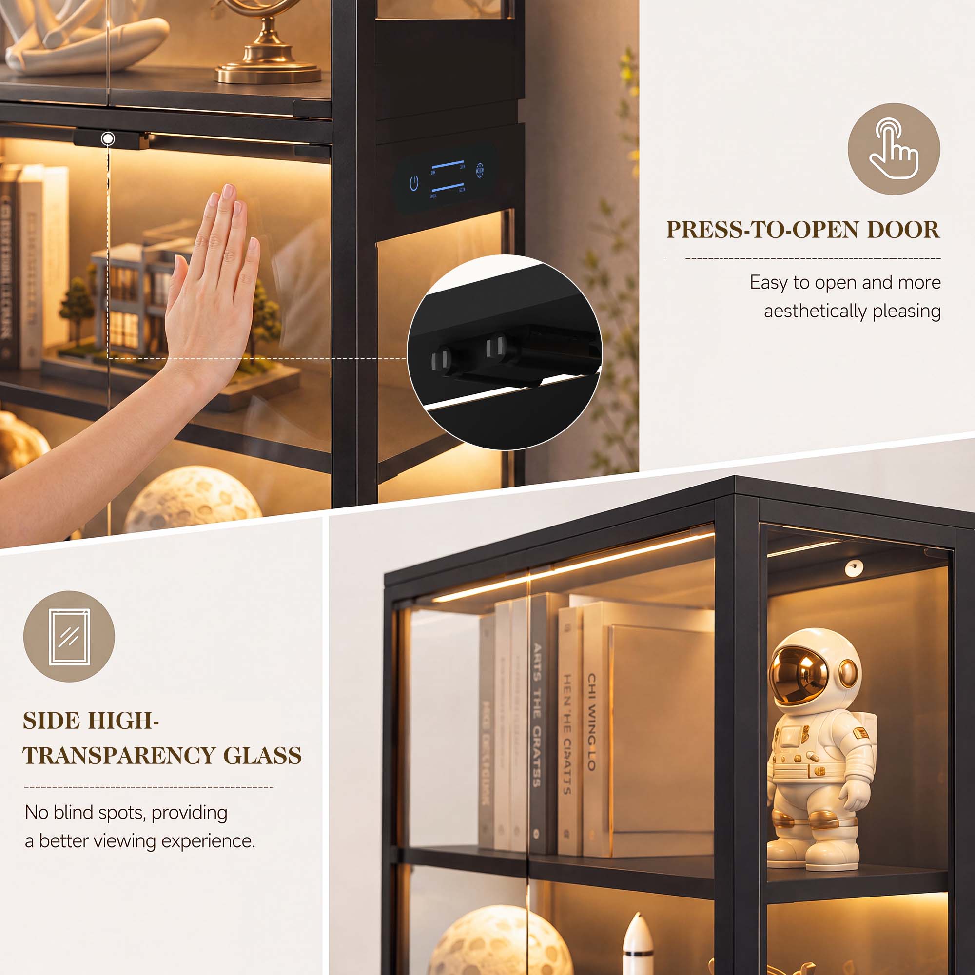 TCGBKAF Vitrina de 5 niveles c - Office Furniture reseña y precio
