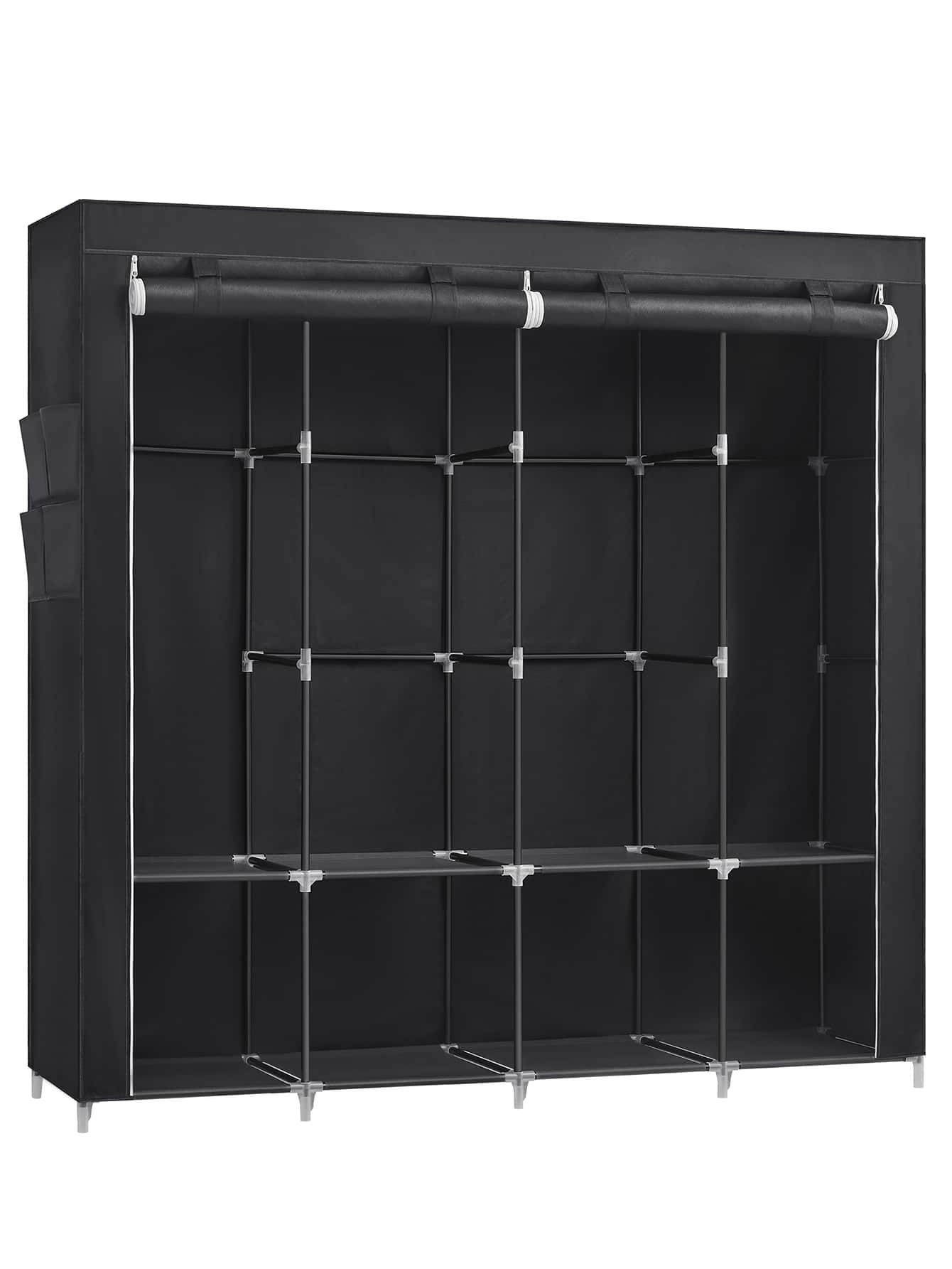 Armario portátil, organizador  - Wardrobe Closet Portable Fabric Cover reseña y precio