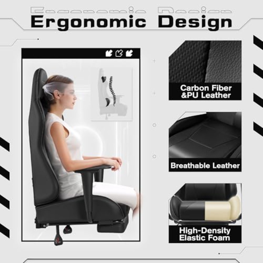 Silla ergonómica para videojue - Chairs reseña y precio