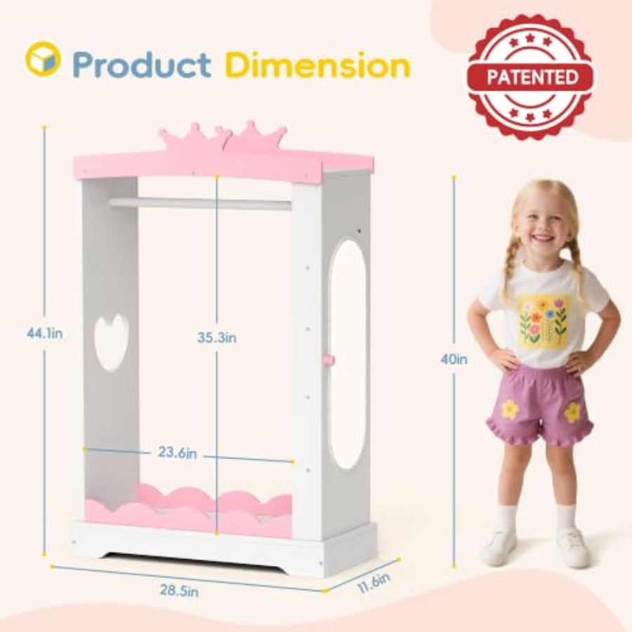 Armario de disfraces con espej - Full Length Mirror Jewelry Armoire reseña y precio