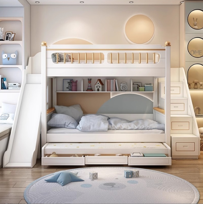 ¡Novedad! Muebles de dormitori - Bunk Bed With Stairs And Slide reseña y precio