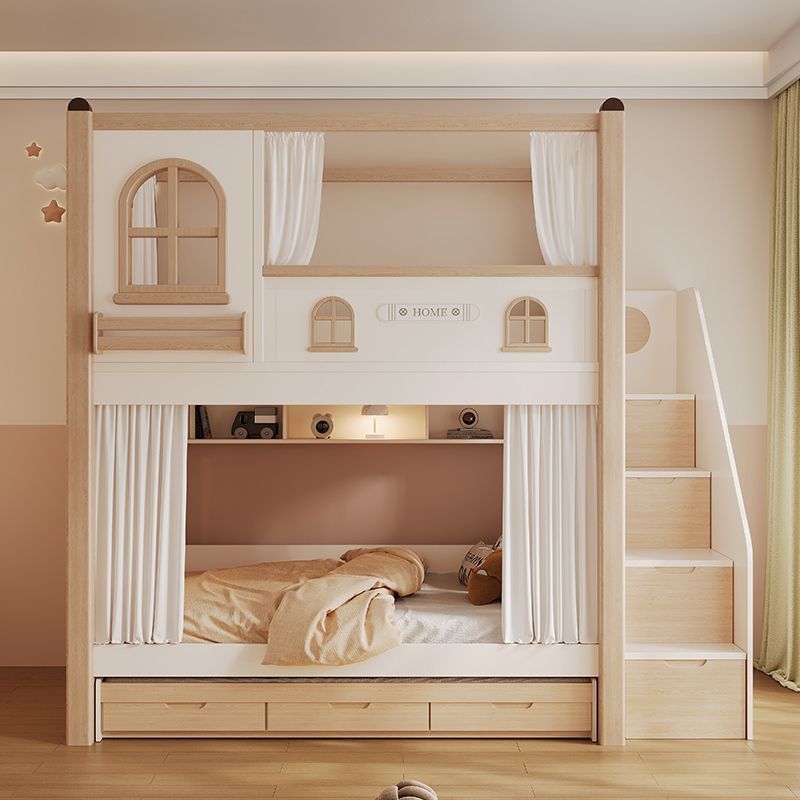 Cama litera infantil con tobog - Bunk Bed With Stairs And Slide reseña y precio