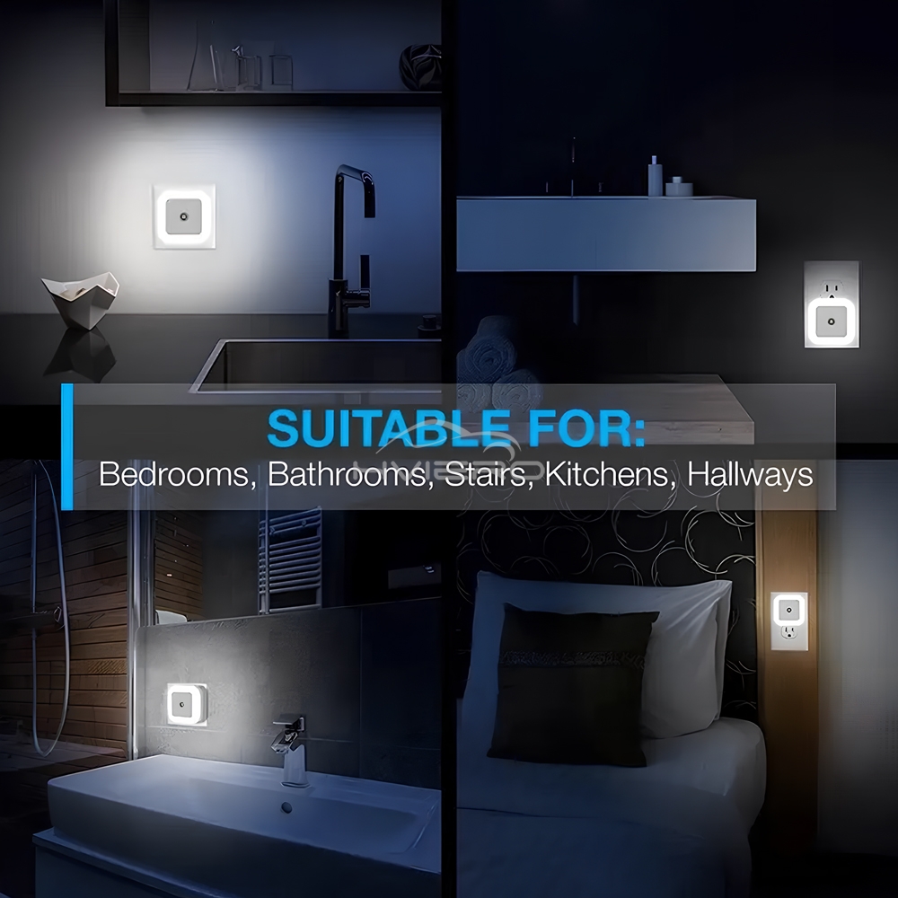 Luz LED nocturna con Sensor in - Floating Nightstand With Led Light reseña y precio