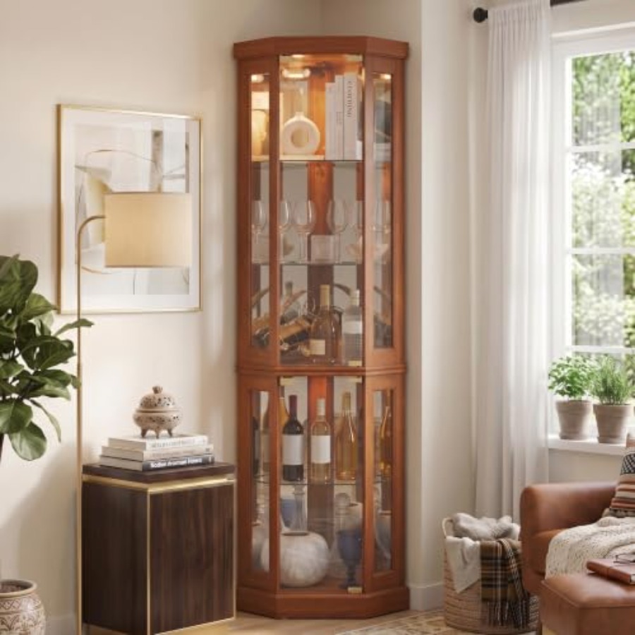 Vitrina de esquina para almace - Storage reseña y precio
