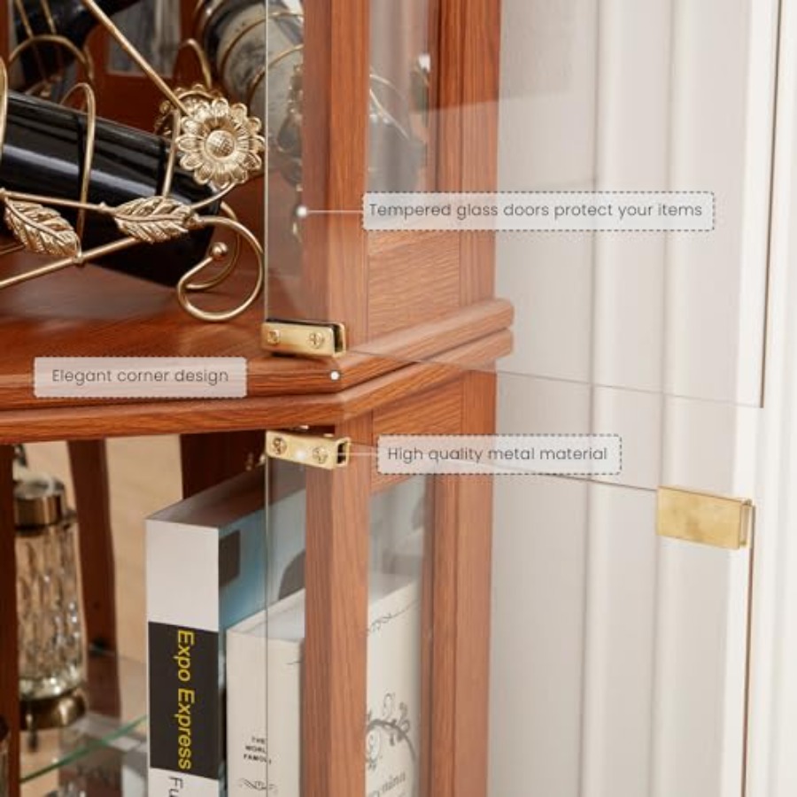Vitrina de esquina para almace - Storage reseña y precio