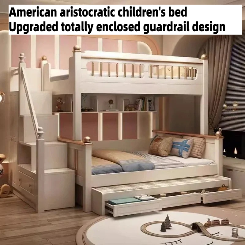 Cama alta de madera de 135x190 - King Size Bed Frame With Storage Drawers reseña y precio
