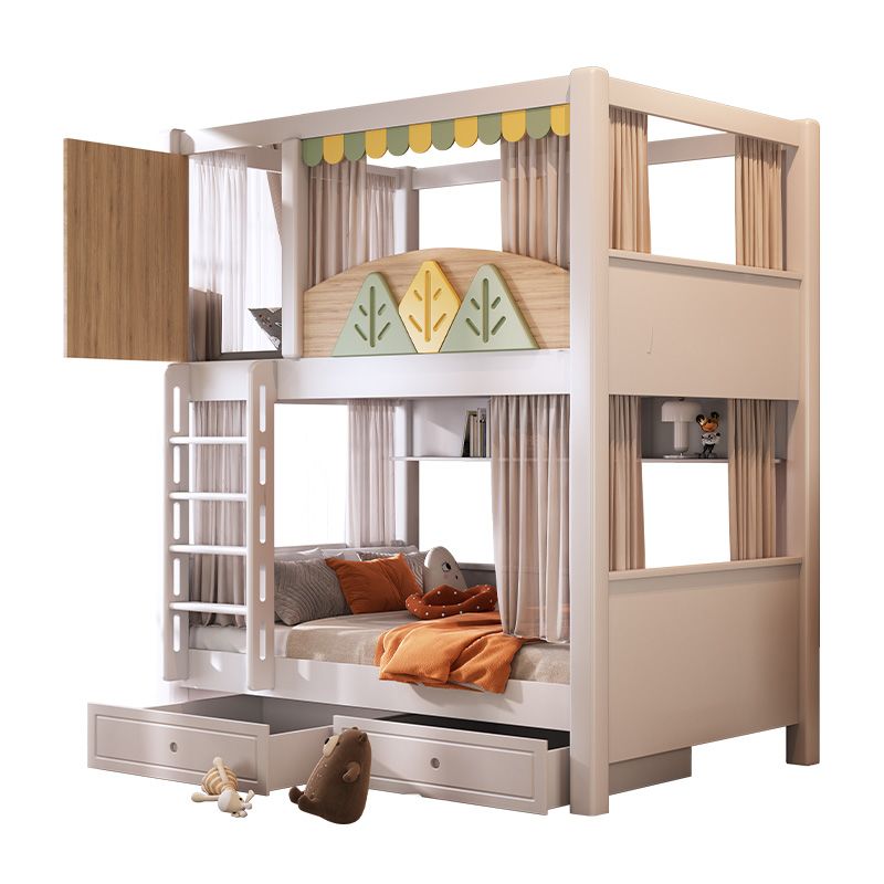 Cama litera infantil moderna c - Bunk Bed With Stairs And Slide reseña y precio