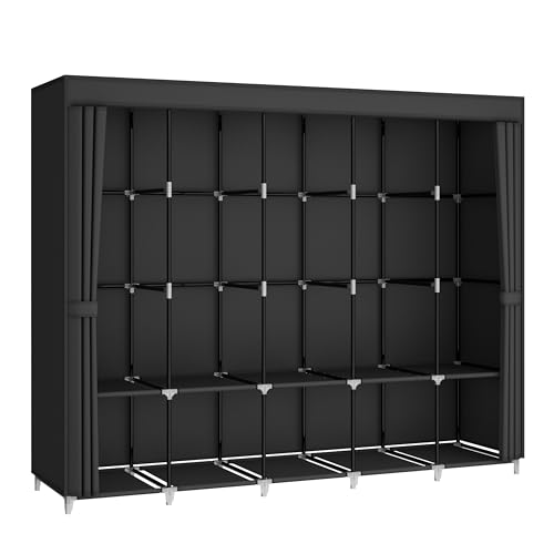 Armario Portátil de Gran Capac - Wardrobe Closet Portable Fabric Cover reseña y precio